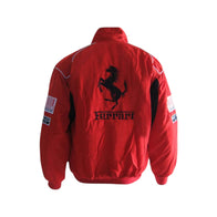 Ferrari Santander F1 Vintage Racing Jacket Red | DASH RACEGEAR
