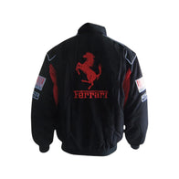 Ferrari Santander F1 Vintage Racing Jacket Black Edition | DASH RACEGEAR