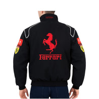 Ferrari F1 Vintage Scuderia Racing Jacket Black | DASH RACEGEAR
