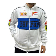 Ferrari F1 Scuderia Vintage Racing Jackets White | DASH RACEGEAR