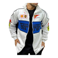 Ferrari F1 Scuderia Vintage Racing Jackets White | DASH RACEGEAR