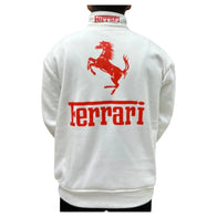 Ferrari F1 Scuderia Vintage Racing Jackets White | DASH RACEGEAR