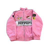 Scuderia Ferrari Pink F1 Vintage Racing Jackets | DASH RACEGEAR