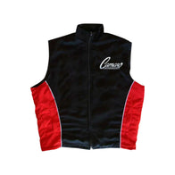 Camaro Black Red Vintage Racing Vest – Muscle Fit | DASH RACEGEAR