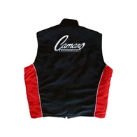 Camaro Black Red Vintage Racing Vest – Muscle Fit | DASH RACEGEAR