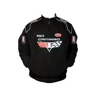 Chevrolet Camaro Black Racing Vintage Jacket | DASH RACEGEAR