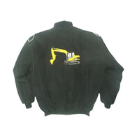 CAT Caterpillar Black Vintage Racing Jacket | DASH RACEGEAR