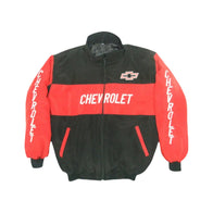 Chevrolet Black & Red Vintage Racing Jacket | DASH RACEGEAR