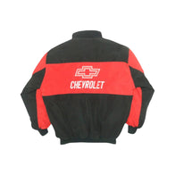 Chevrolet Black & Red Vintage Racing Jacket | DASH RACEGEAR
