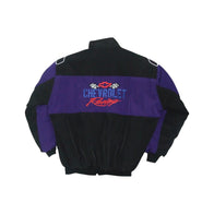 Chevrolet Black & Purple Vintage Racing Jacket | DASH RACEGEAR