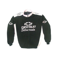 Chevrolet Silverado Black & Pink Racing Jacket | DASH RACEGEAR