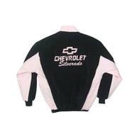 Chevrolet Silverado Black & Pink Racing Jacket | DASH RACEGEAR
