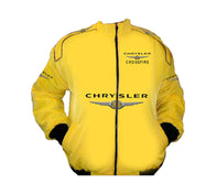Chrysler Crossfire Yellow Vintage Racing Jacket | DASH RACEGEAR