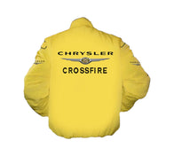 Chrysler Crossfire Yellow Vintage Racing Jacket | DASH RACEGEAR