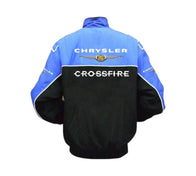 Chrysler Crossfire Black Royal Blue Racing Jacket | DASH RACEGEAR