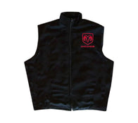 Dodge Black Vintage Racing Vest Muscle Car Style | DASH RACEGEAR