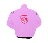 Dodge Pink Vintage Racing Jacket New Edition Street Style | DASH RACEGEAR