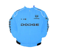 Dodge Mobil1 Racing Vintage Jacket – Light Blue Edition | DASH RACEGEAR