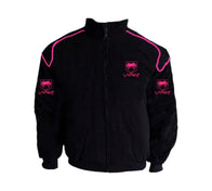 Viper Racing Vintage Jacket Black with Pink Piping | DASH RACEGEAR