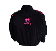 Viper Racing Vintage Jacket Black with Pink Piping | DASH RACEGEAR