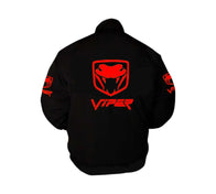 Viper Fangs Vintage Racing Jacket Black Muscle Car Edition | DASH RACEGEAR