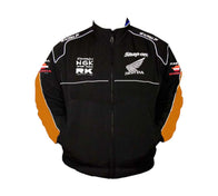Honda Repsol Moto Racing Jacket – Black & Orange | DASH RACEGEAR