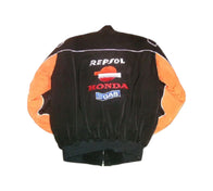 Honda Repsol Snap-On Moto Racing Jacket – Black & Orange | DASH RACEGEAR