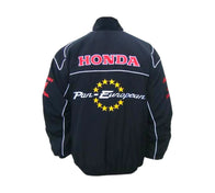 Honda Pan-European Vintage Racing Jacket – Black Touring Edition | DASH RACEGEAR