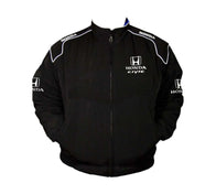 Honda Civic Vintage Racing Jacket – Black Edition | DASH RACEGEAR