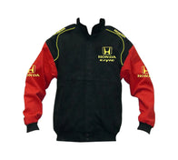 Honda Civic Racing Jacket Black & Red Vintage | DASH RACEGEAR