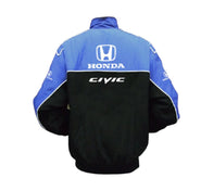 Honda Civic Racing Jacket Blue & Black Vintage | DASH RACEGEAR