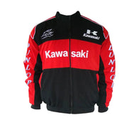 Kawasaki KX Racing Jacket Black Red | DASH RACEGEAR