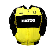 Mazda RX-7 Yellow Black Vintage Racing Jacket | DASH RACEGEAR
