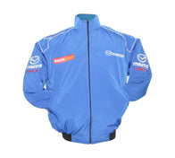 Mazda MX-5 Miata Blue Vintage Racing Performance Jacket | DASH RACEGEAR