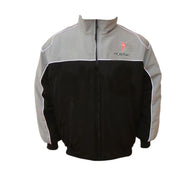 Pontiac Solstice GXP Vintage Racing Jacket Light Gray Black | DASH RACEGEAR