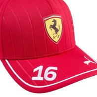 2025 Charles Leclerc Scuderia Ferrari Cap - F1 Team Tribute Hat | DASH RACEGEAR