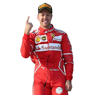 2017 Sebastian Vettel F1 Racing Suit – Embroidery Replica | DASH RACEGEAR