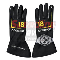 Aston Martin F1 2026 Replica Racing Gloves | DASH RACEGEAR