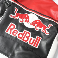 Red Bull Racing Vintage Leather Jacket – Classic Motorsport Edition | DASH RACEGEAR