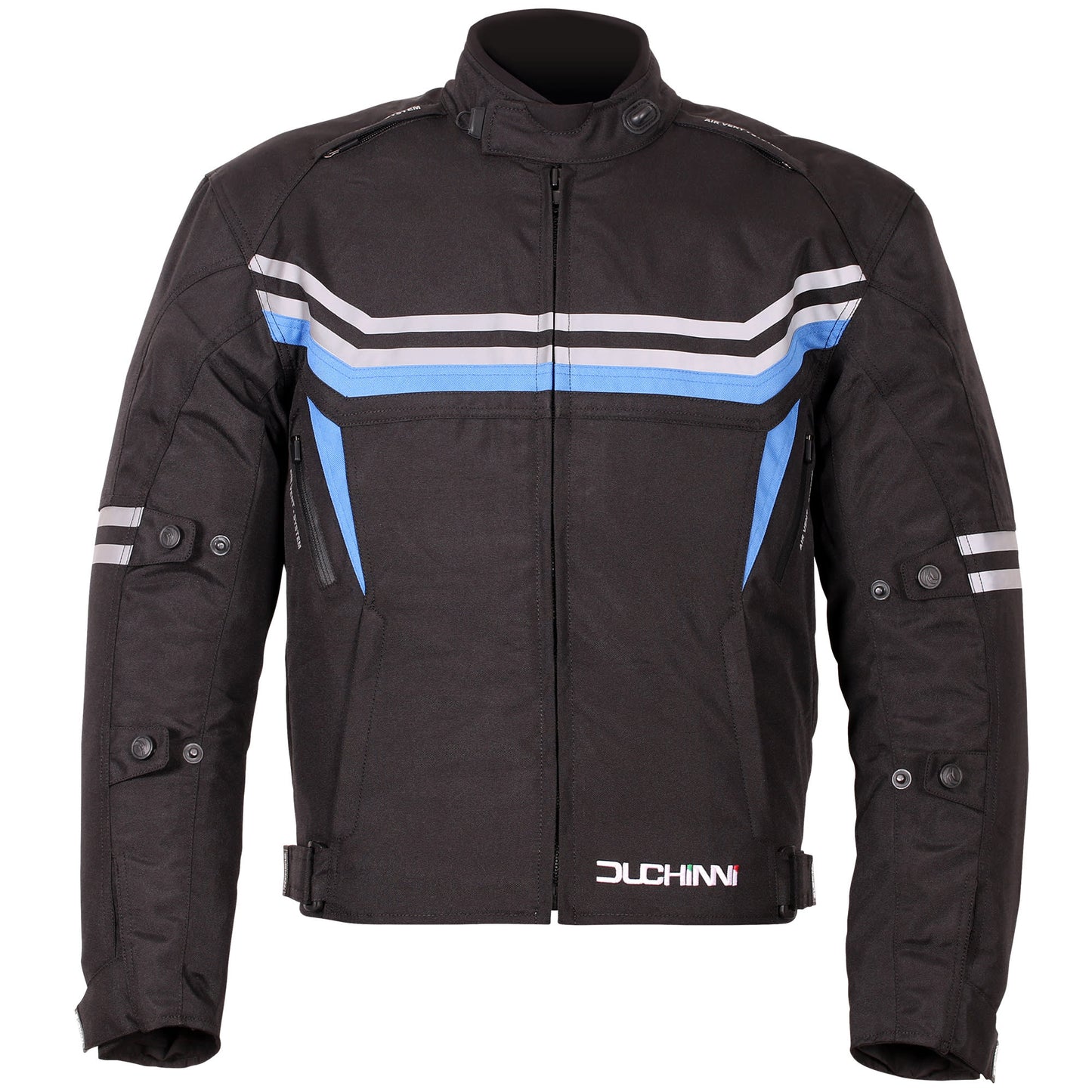 Duchinni Archer Textile Jacket - Black / Blue by Duchinni - clearance motorcycle jacket