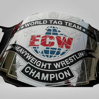ECW WORLD TAG TEAM WRESTLING CHAMPIONSHIP BELT ZINC PLATE REPLICA - image 2 | DASH RACEGEAR