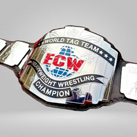 ECW WORLD TAG TEAM WRESTLING CHAMPIONSHIP BELT ZINC PLATE REPLICA - image 3 | DASH RACEGEAR