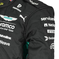 Drugovich name, Brazilian flag and Aramco details on the 2025 Aston Martin F1 race suit – Dash Racegear.