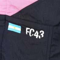 Franco Colapinto FC43 and Argentina flag detail on the 2026 Alpine F1 race suit – Dash Racegear.