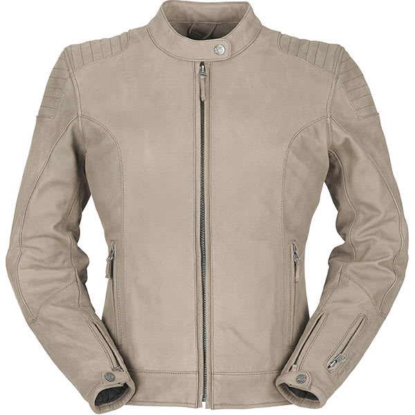 Furygan Ladies Debbie Leather Jacket - Beige by Furygan - clearance motorcycle jacket