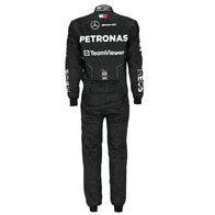 George Russell 2024 Mercedes F1-inspired race suit front view by Dash Racegear