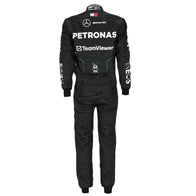 George Russell 2024 Mercedes F1-inspired race suit front view by Dash Racegear