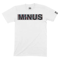 GLITCH II Tee White/Black/Cyan/Red - Tee Shirt | DASH RACEGEAR
