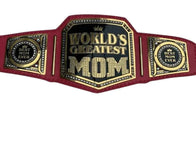World Greatest Mom Championship Title Belt Inspired - 2 | Dash Racegear