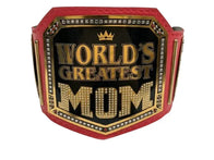 World Greatest Mom Championship Title Belt Inspired - 5 | Dash Racegear